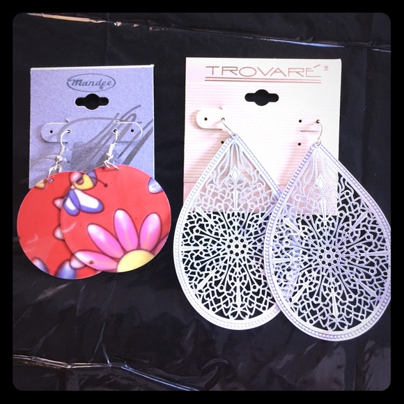 Earrings brand new with tags (selling as a set)