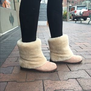 UGG Authentic Sheepskin Light Pink Boots