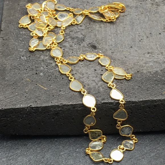 Sale Host Pick x2 Raw Diamond slices necklace - Picture 2 of 4