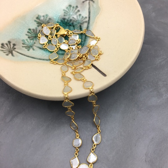 Sale Host Pick x2 Raw Diamond slices necklace - Picture 4 of 4