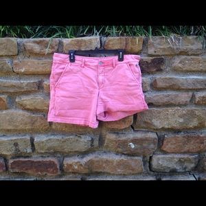 Red/pink Pilcro Anthropologie Shorts