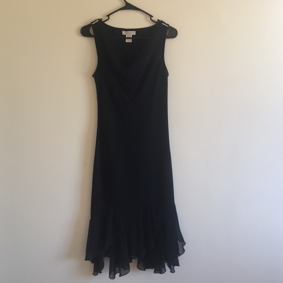 Knee-length Black Cocktail Dress