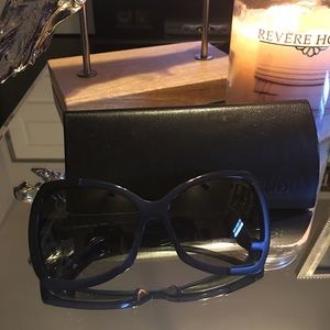 Navy Fendi Sunglasses