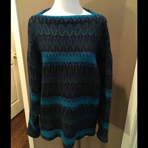 Iceland Sweden xl 100% pure new wool bateau neck