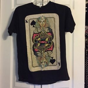 Egyptian playing card tshirt