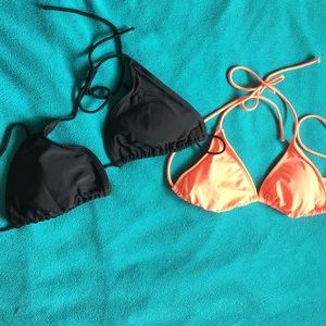 2 OP string Bikini tops