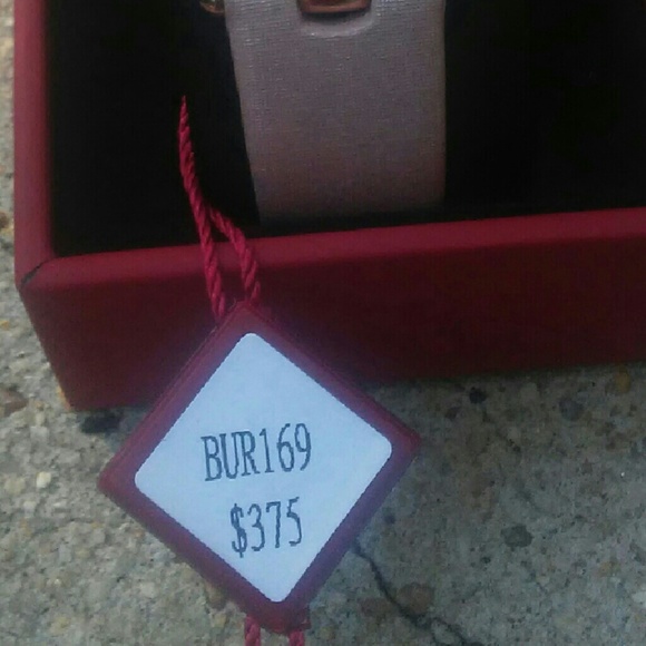 Burgi Watch DIAMOND MOTHER of PEARL LEATHER STRAP - Picture 2 of 4