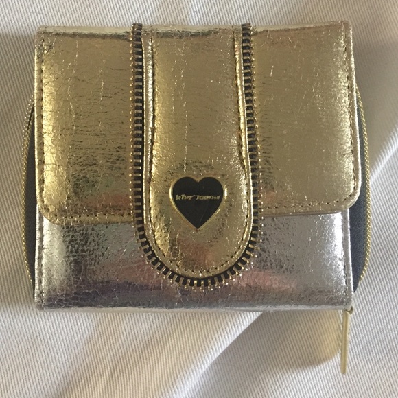 Silver & Gold Betsey Johnson Wallet 👛