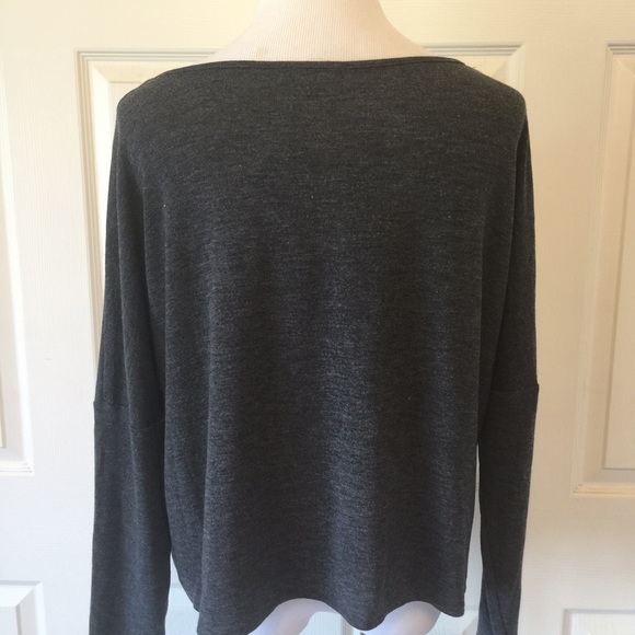 GRAY LONG SLEEVE SWEATER - Picture 3 of 4