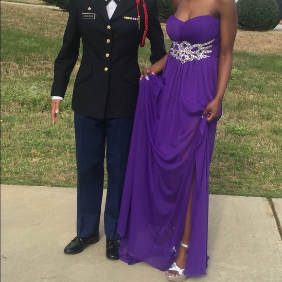 Purple Formal gown
