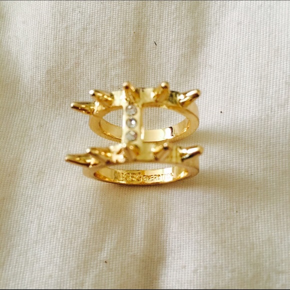 BCBGMAXAZRIA Size 7 Spike Ring - Picture 2 of 4