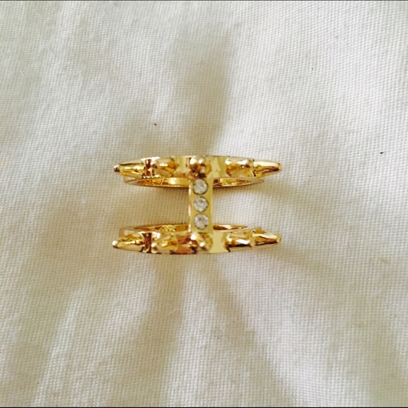 BCBGMAXAZRIA Size 7 Spike Ring - Picture 3 of 4