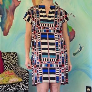 Mara Hoffman shift dress riser navy size XS