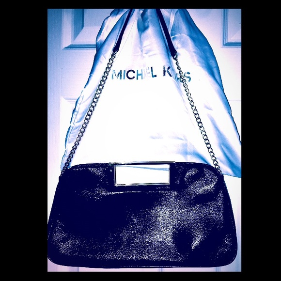 MICHAEL KORS Patent Leather Shoulder Bag, Clutch