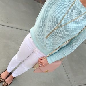 J.CREW FACTORY WARMSPUN WAFFLE CREWNECK SWEATER