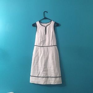 J. Crew white dress