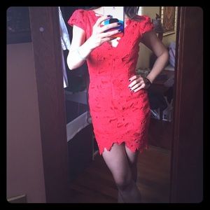 Beautiful red mini dress