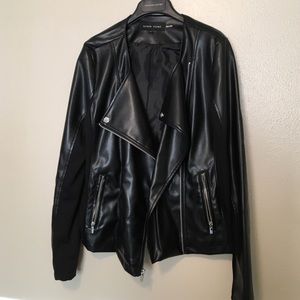 Black Rivet faux leather jacket