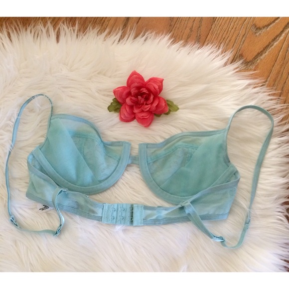 NWOT Free People Blue Cheeky Lace Bra 💙 - Picture 3 of 4