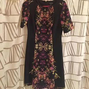 Tahari floral print dress