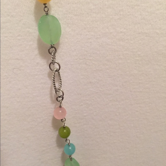 Long beaded necklace