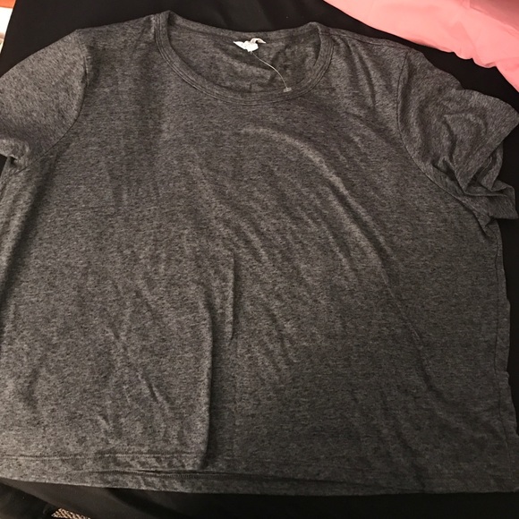 Aeropostale Grey Cropped Shirt