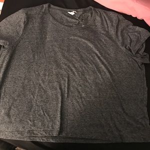 Aeropostale Grey Cropped Shirt