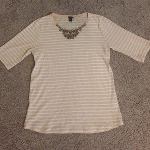 J.CREW Jeweled Tee