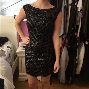 Sherri hill in black available after nov 23rd