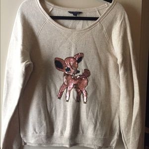 American Eagle Deer Sweater
