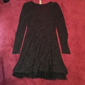 black lace free people dress