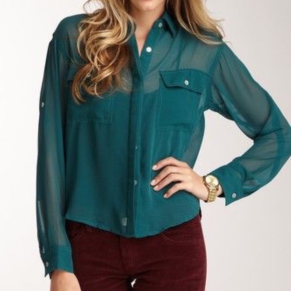 Romeo & Juliet Couture Tops - Romeo & Juliet Flap Pocket Shirt
