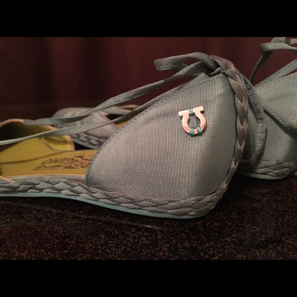 Salvatore Ferragamo lace up flats