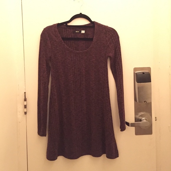 Maroon/Purple Flare Cut Dress