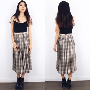 Vintage Pleated Skirt