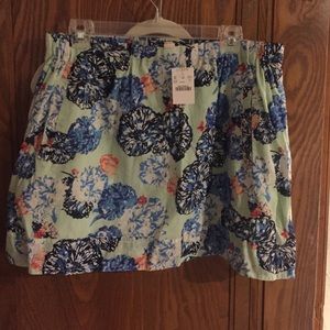 J Crew Floral Skirt NWT