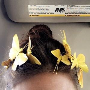 Snapchat Butterfly Filter hair clips