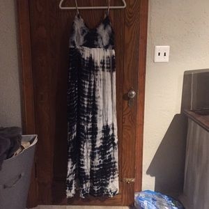 Crochet top maxi dress