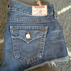 EUC True religion Joey city off shorts