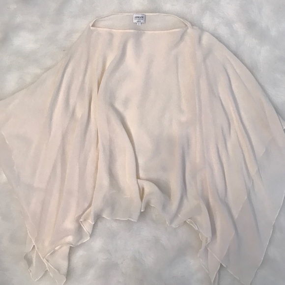 Armani boho poncho style top