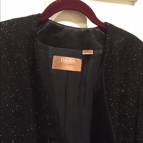 Pretty Dana Buchman Luxe Glittery Jacket - Picture 2 of 4