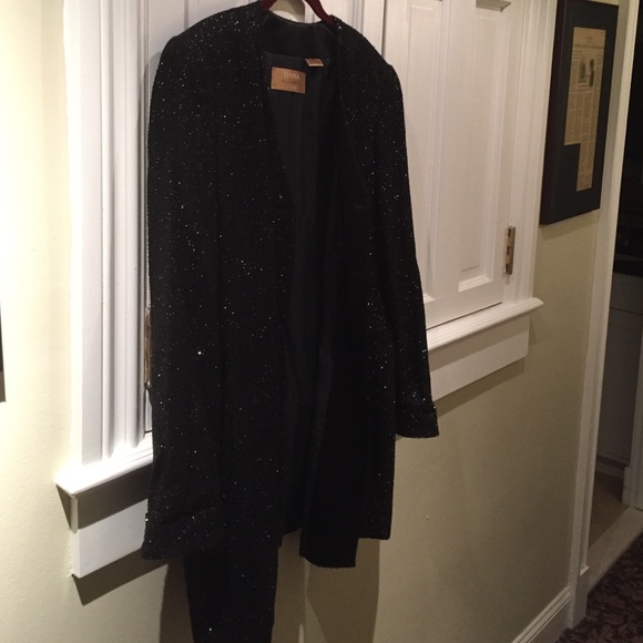 Pretty Dana Buchman Luxe Glittery Jacket - Picture 4 of 4