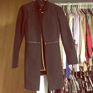 Black jacket with gold detail