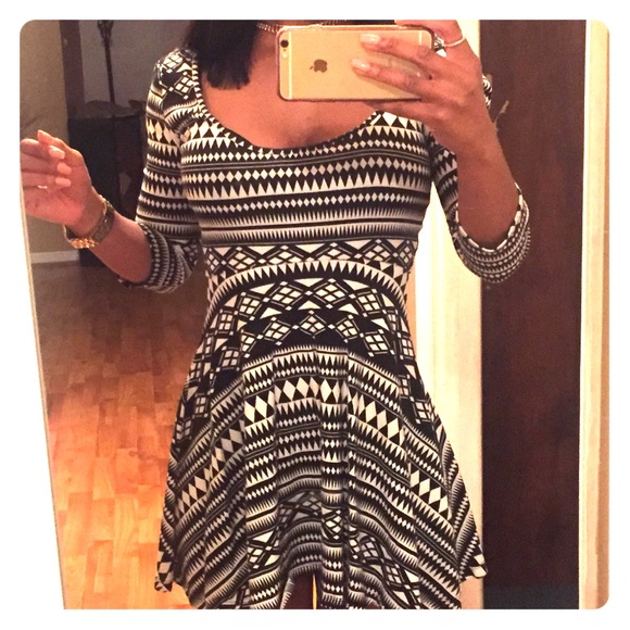 Charlotte Russe Dresses & Skirts - Geo print skater dress from Charlotte Russe