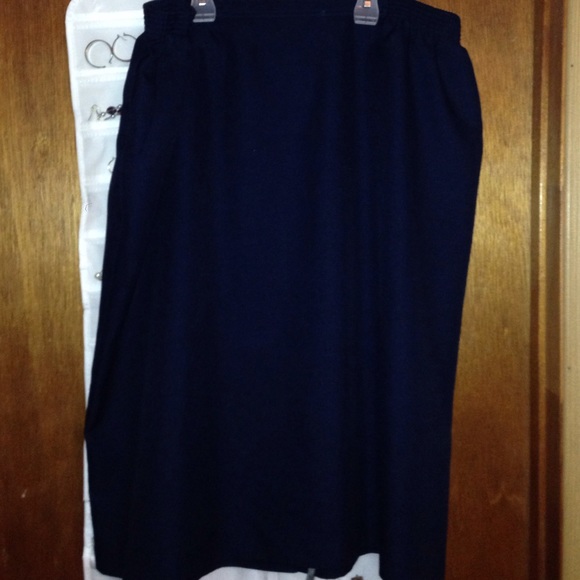 Navy skirt