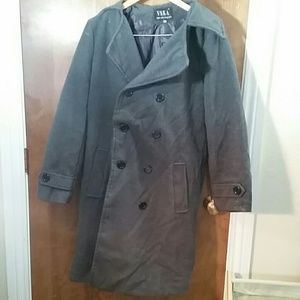 Long double breasted pea coat