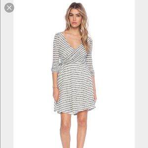 Free People Maverick Dress in Cream Combo