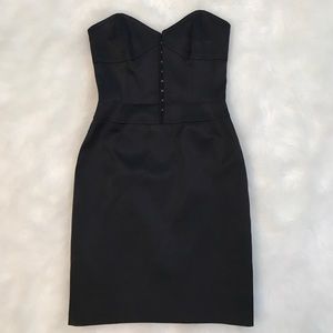Laundry by Shelli Segal LBD corset mini dress