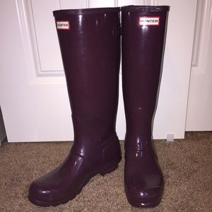 Purple Hunter Rain Boots