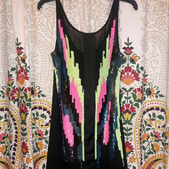 Bebe long chiffon blouse